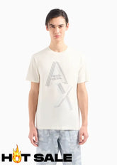 T-Shirt Men White Armani Exchange Camiseta
